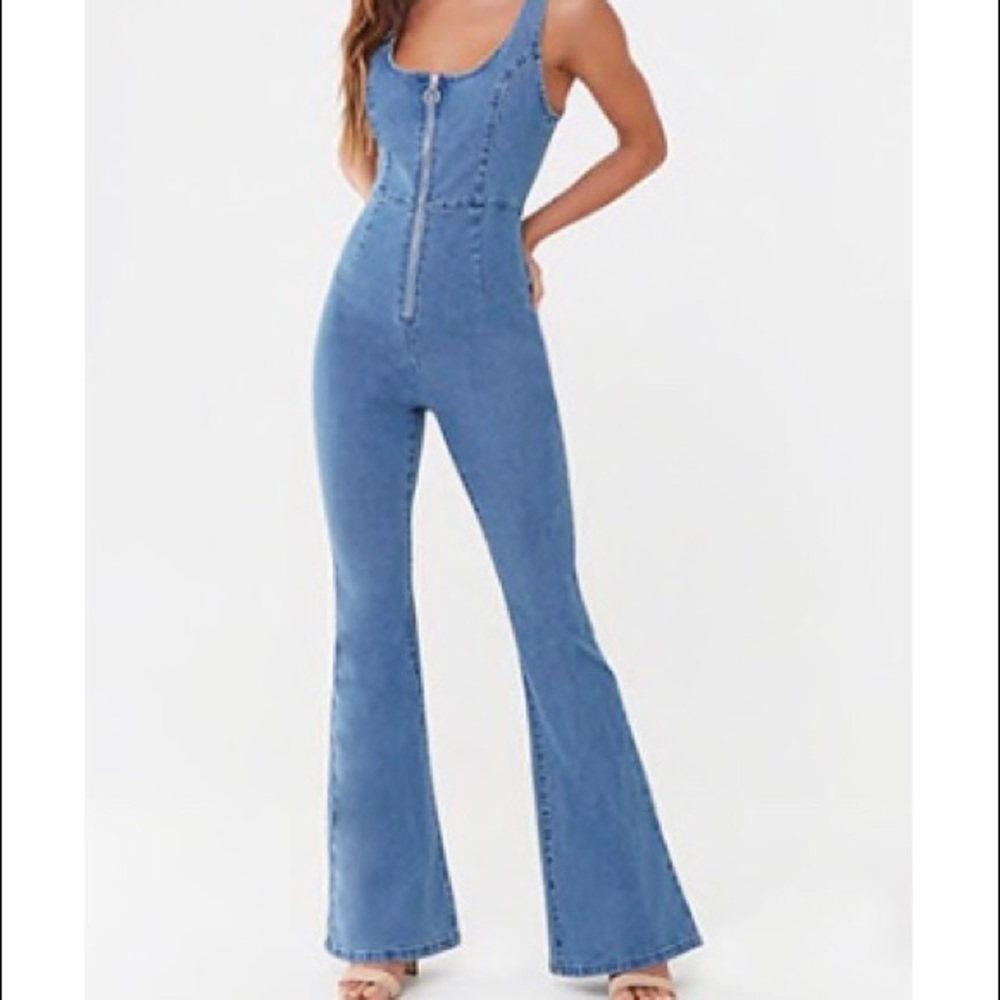 Overall  Jean Jumpsuit